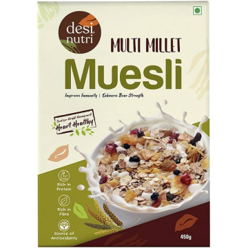 Desi Nutri Multi Millet Muesli 450Gm